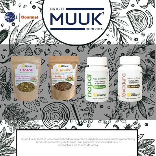 Suplementos alimenticios de Grupo Muuk