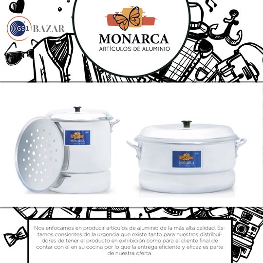 Artículos de aluminio marca Monarca