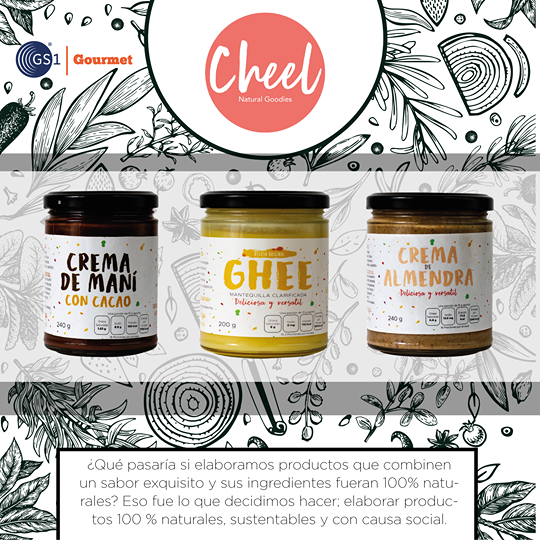 Productos comestibles naturales de Cheel Natural Goodies