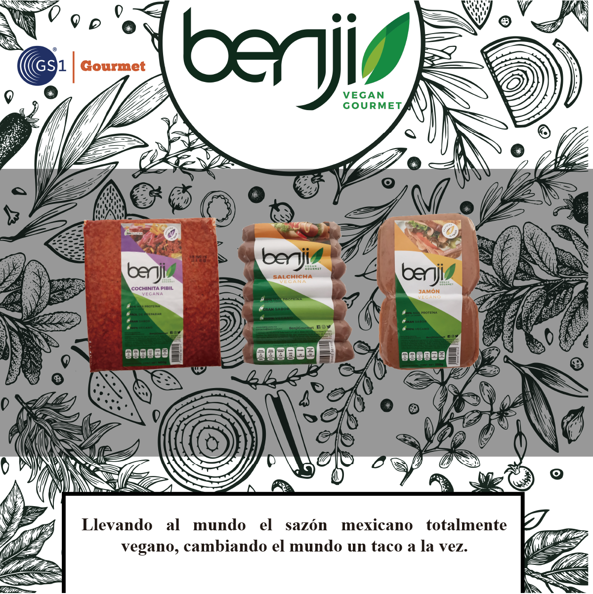 Alimentos sustitutos de carne Benji Vegan Gourmet