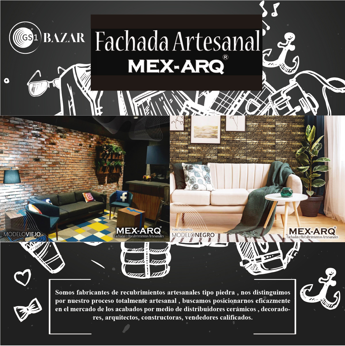 Recubrimientos para fachadas de MEX-ARQ