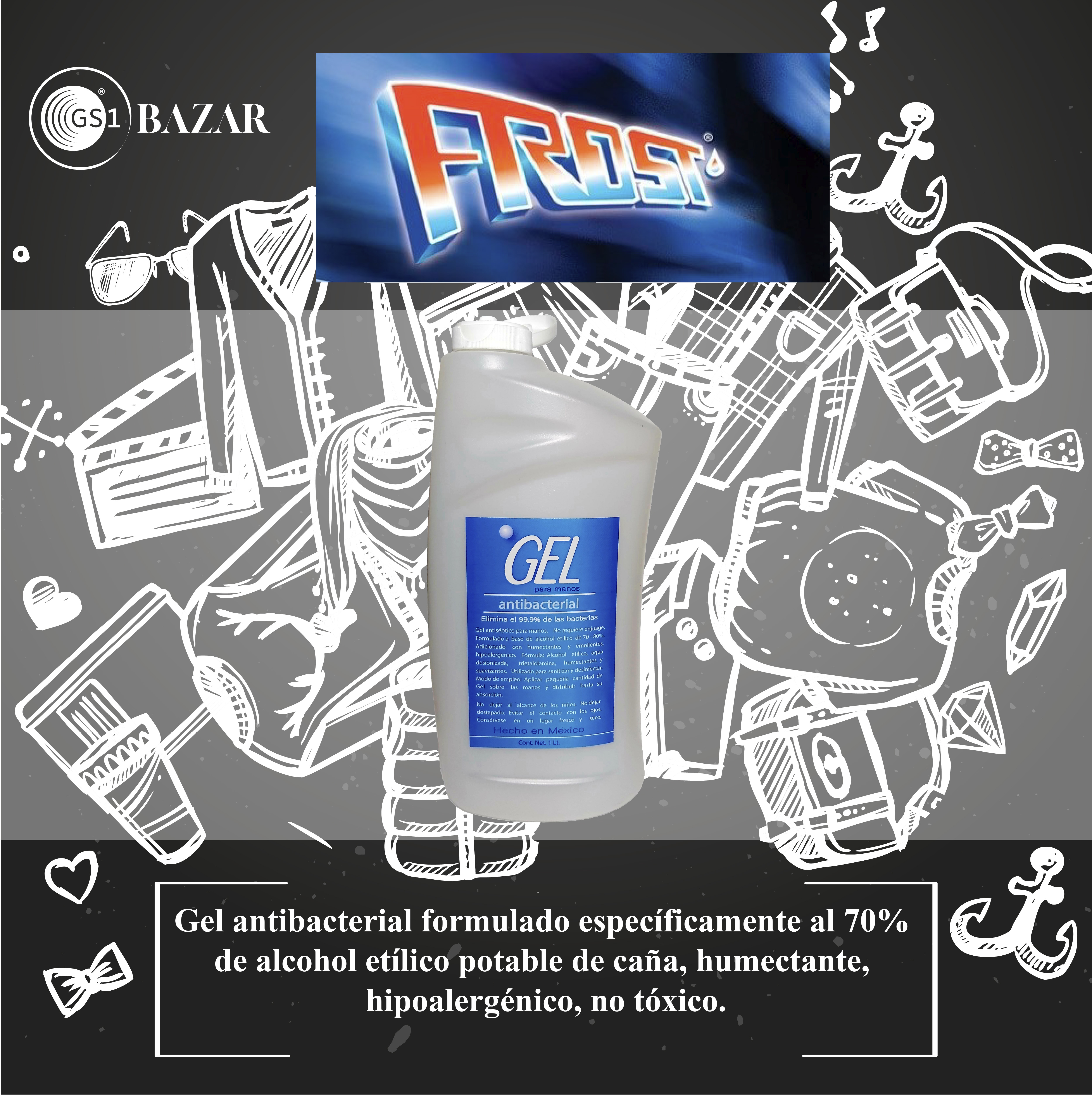 Gel antibacterial de FROST