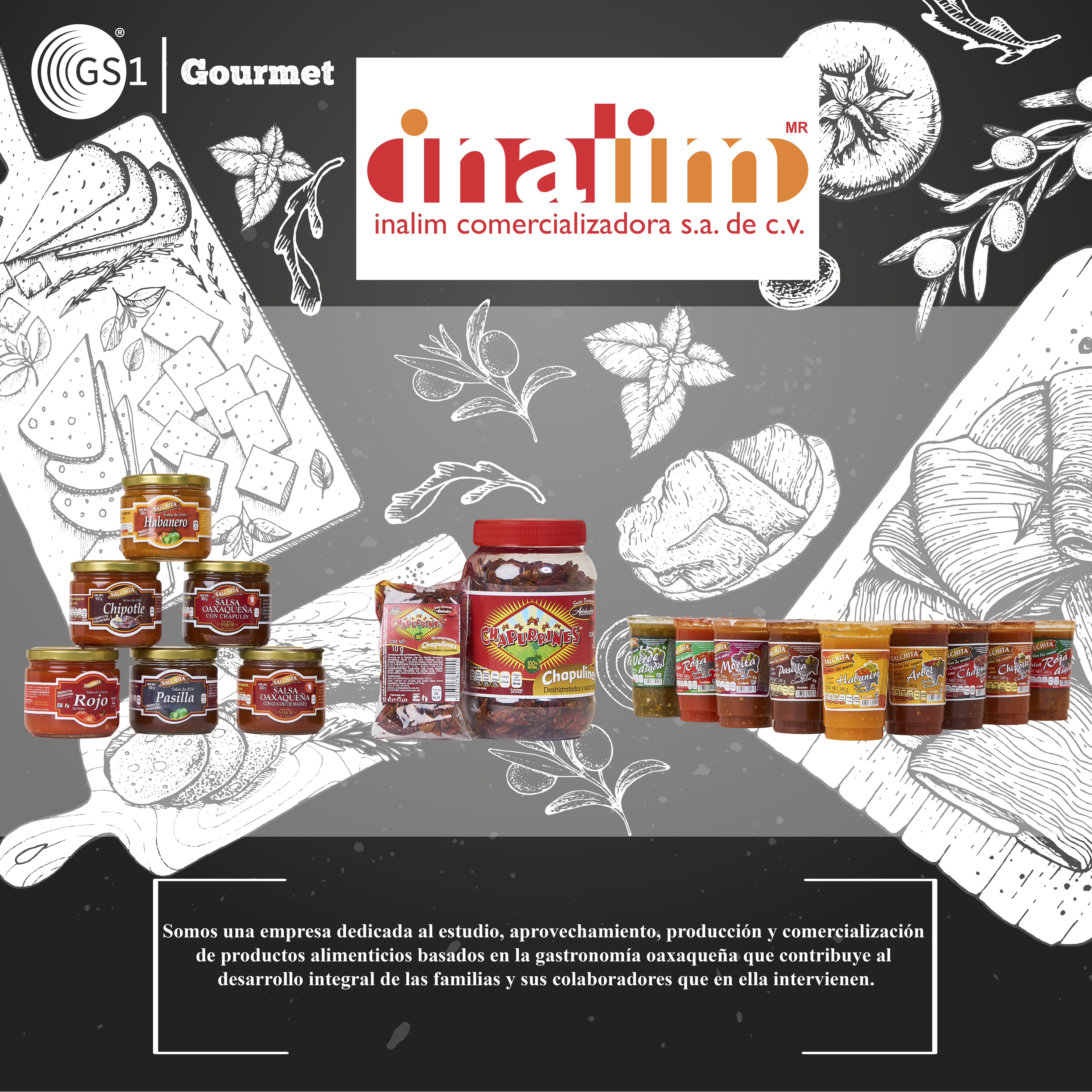 Chapulines, sales y salsas mexicanas de INALIM