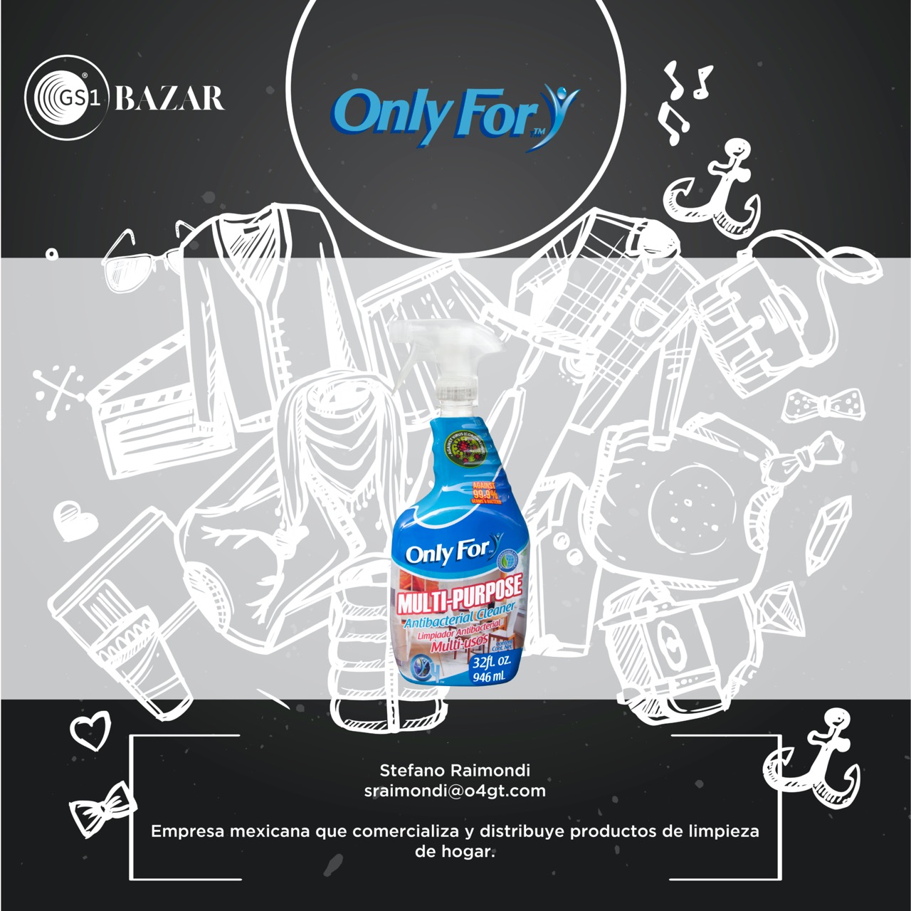 Only for: Antibacterial multiusos 